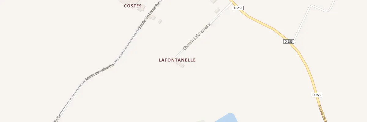 Plan du 225 Che Lafontanelle à Savignac-sur-Leyze