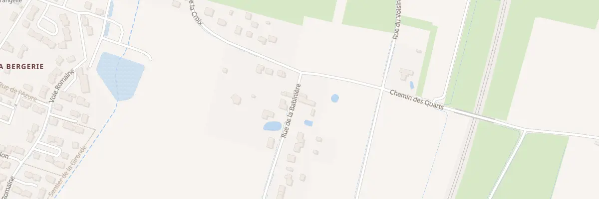 Plan du 1 Rue de la Babinière à Larçay
