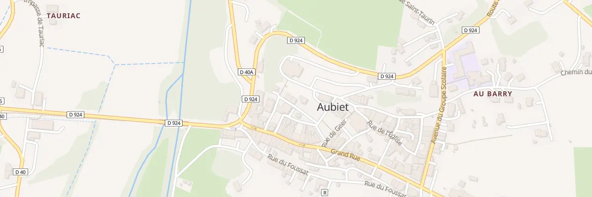 Plan du 11 Rue du Patus à Aubiet