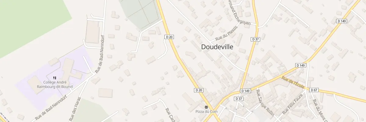 Plan du 24 Rue du Colonel Person à Doudeville
