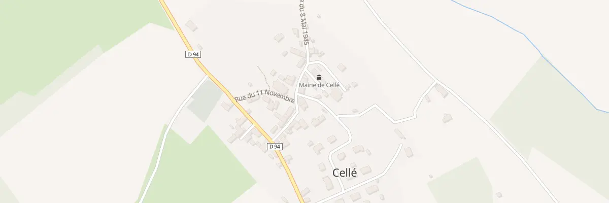 Plan du 7 Le Bourg à Cellé