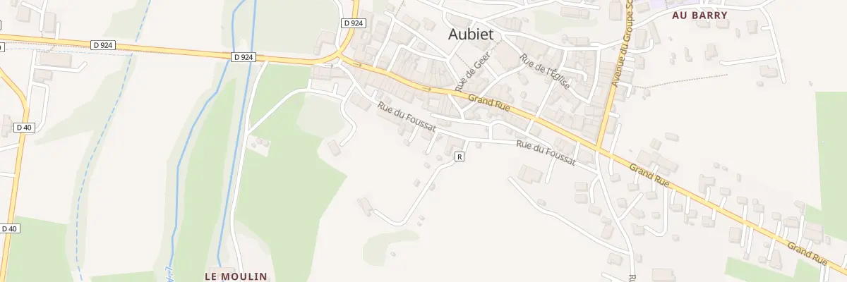 Plan du 16 Rue du Foussat à Aubiet