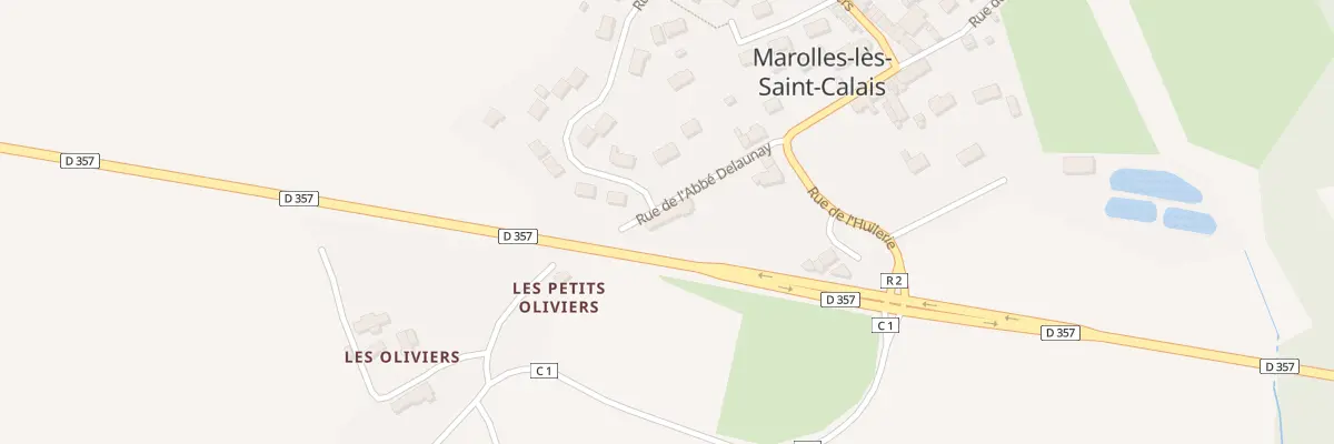 Plan du 3 Rue de L Abbe Delaunay à Marolles-lès-Saint-Calais