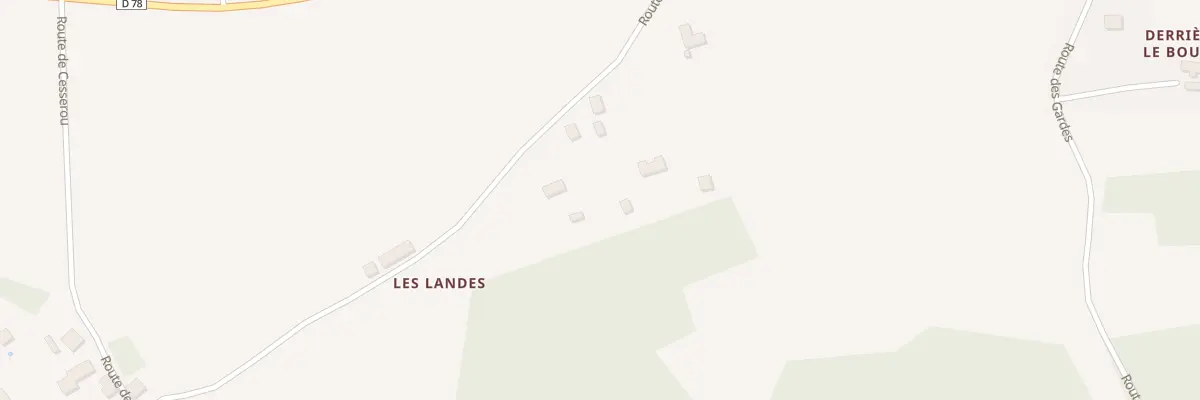 Plan du 257 Rte des Landes à Saint-Pierre-de-Côle