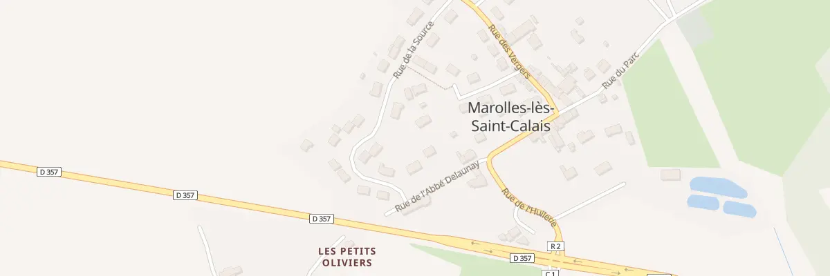 Plan du 8 Rue de L Abbe Delaunay à Marolles-lès-Saint-Calais