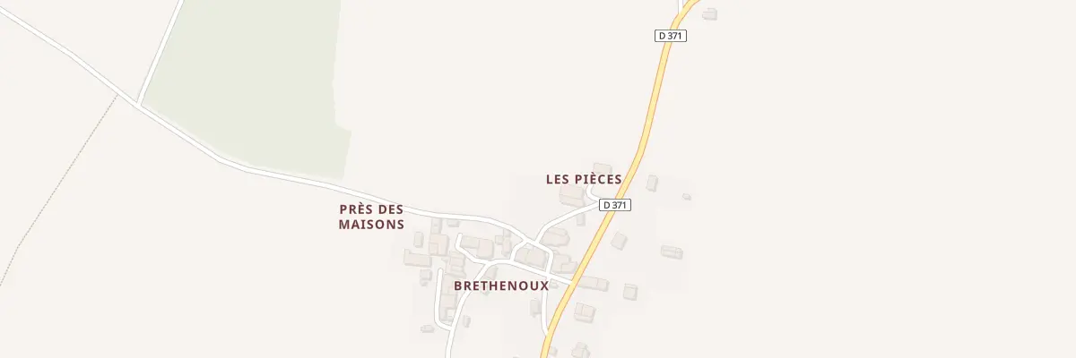 Plan du 2 Rue de Brethenoux à Chassenon