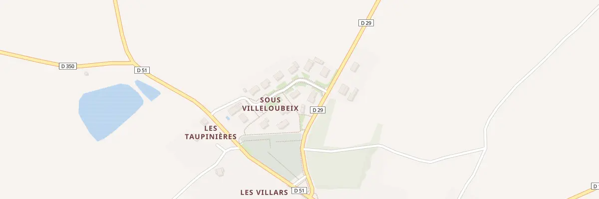 Plan du 3 Lot Sous Villeloubeix à Saulgond