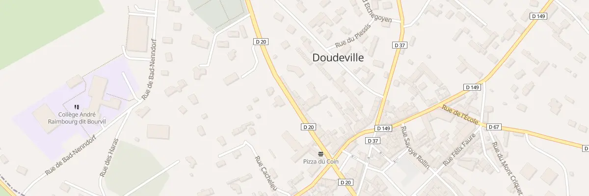 Plan du 22 Rue du Colonel Person à Doudeville