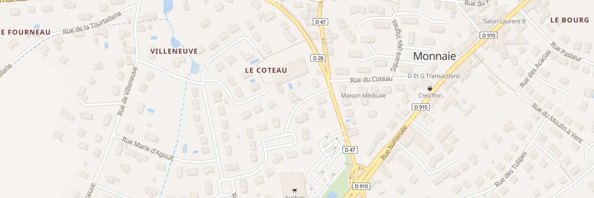 Plan du 2B Rue du Huit Mai à Monnaie
