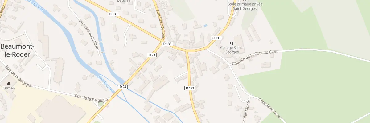 Plan du 2 Rue Saint Sauveur à Beaumont-le-Roger