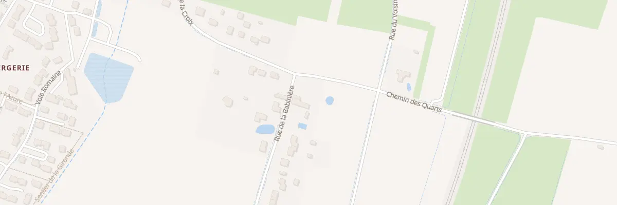 Plan du 2 Che des Quarts à Larçay