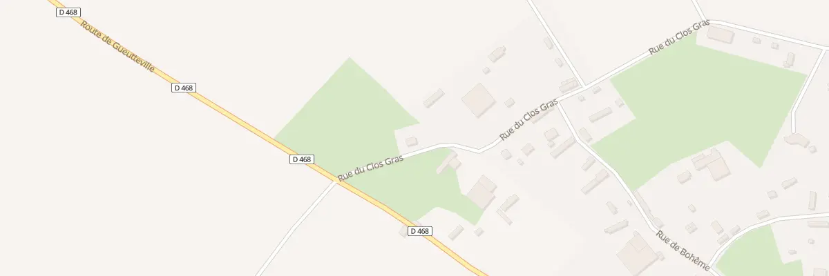 Plan du 504 Rue du Clos Gras à Angiens