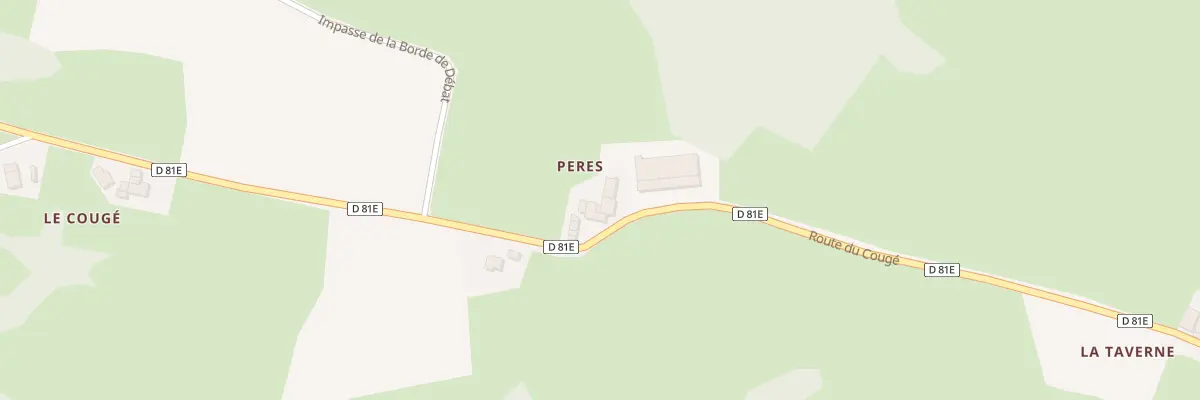 Plan du 1532 Rte du Cougé à Montbernard