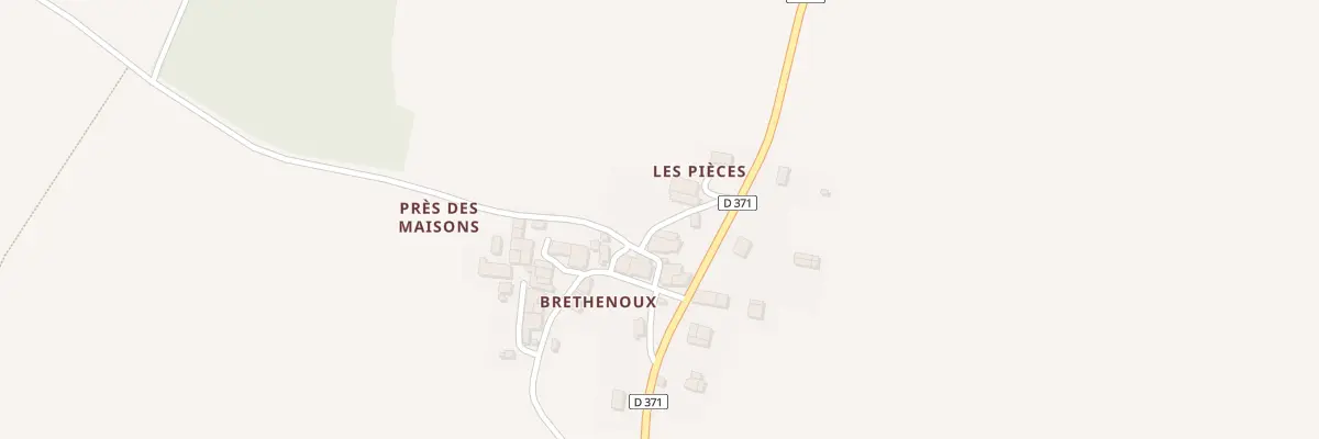 Plan du 2 Che de Brethenoux à Chassenon