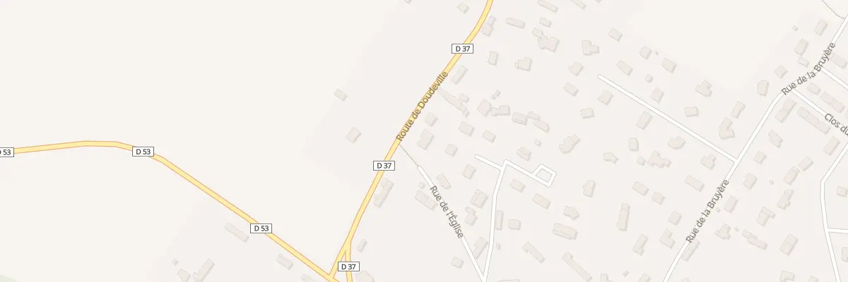 Plan du 170 Rte de Doudeville à Étoutteville