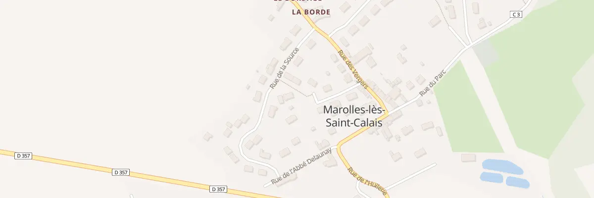 Plan du 12 Rue de la Source à Marolles-lès-Saint-Calais