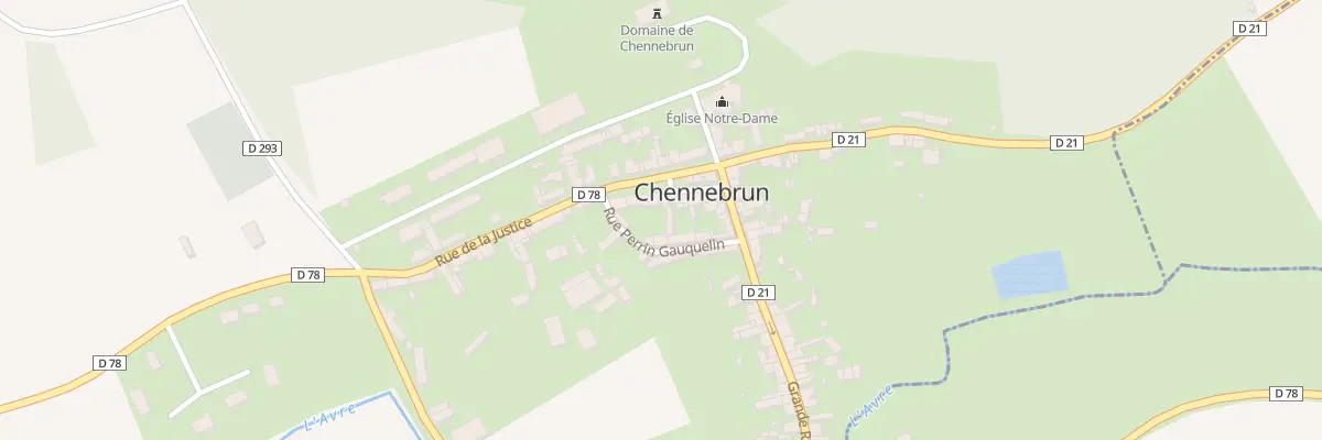 Plan du 11 Pl du Marché à Chennebrun