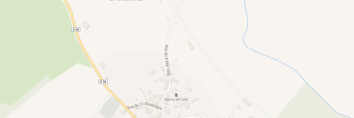 Plan du 5001F Vienne à Cellé