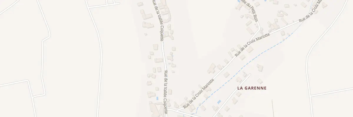 Plan du 87 Rue de la Vallée Coquette à Vouvray