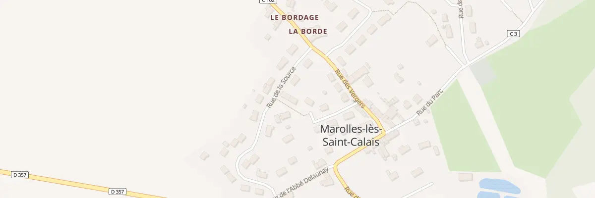 Plan du 14 Rue de la Source à Marolles-lès-Saint-Calais