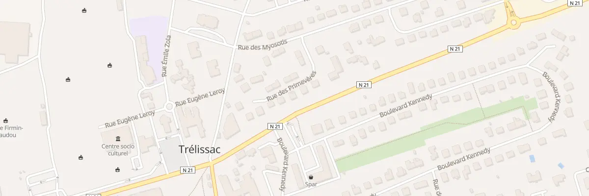Plan du 9 Rue des Primevères à Trélissac