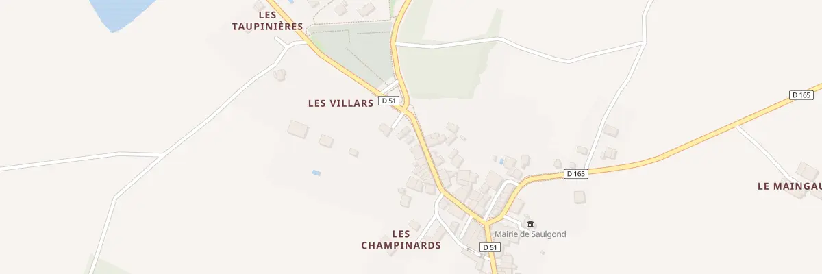 Plan du 23 Rue Principale à Saulgond