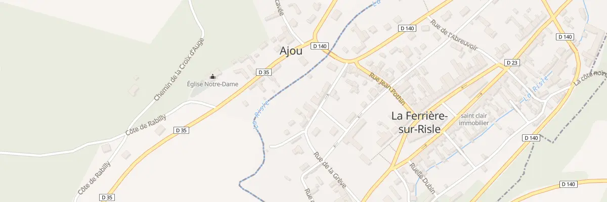 Plan du 7 Rue des Forges à La Ferrière-sur-Risle