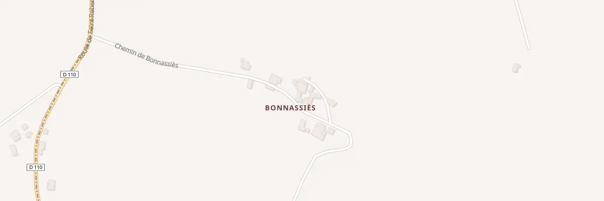 Plan du 37 Bonnassies à Saint-Robert