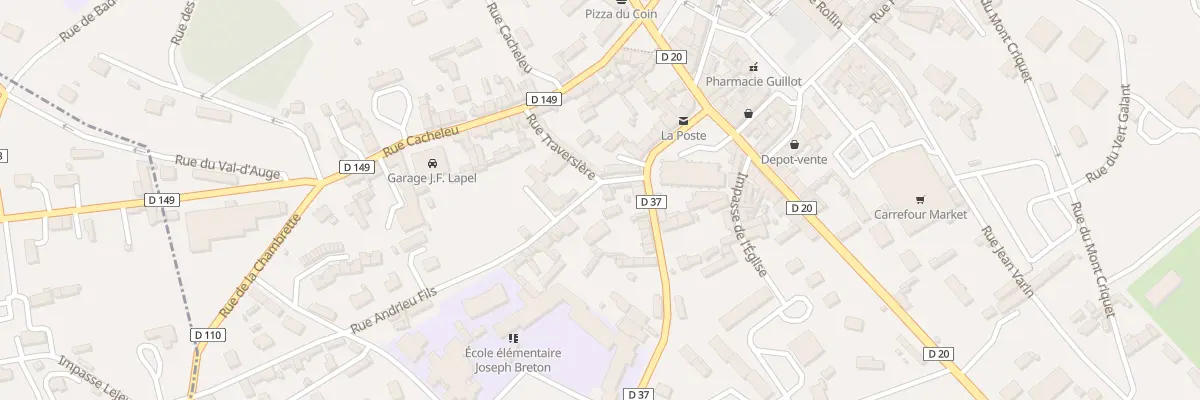 Plan du 7 Rue Andrieu Fils à Doudeville