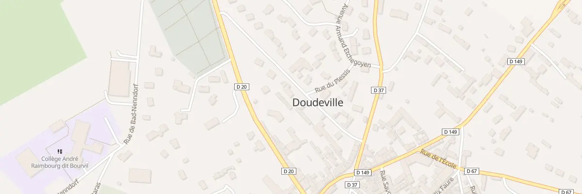 Plan du 8 Rue du Patis au Prêtre à Doudeville