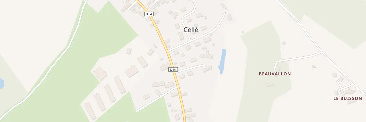Plan du 1 Imp des Oeillets à Cellé