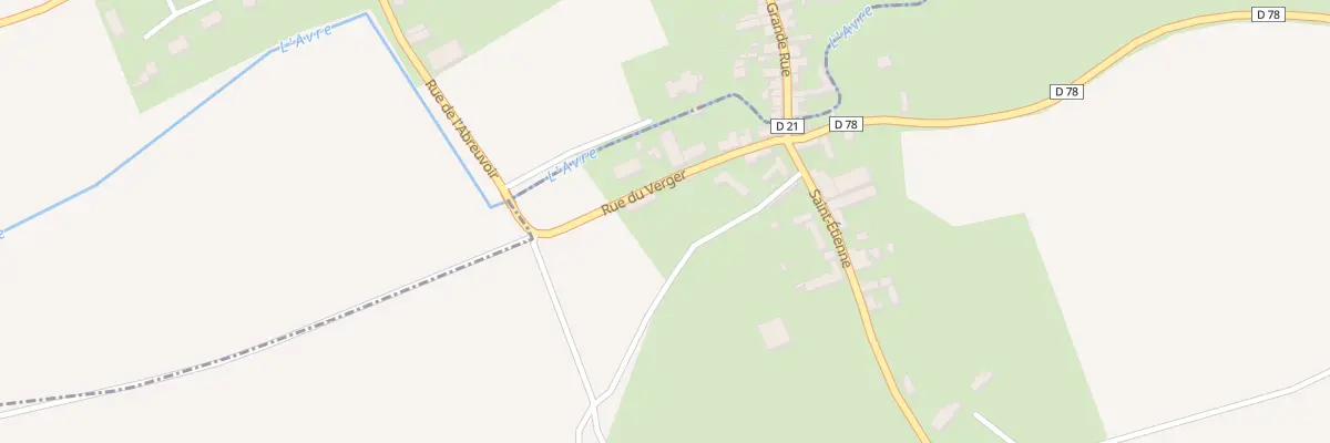 Plan du 195 Rue du Verger à Armentières-sur-Avre