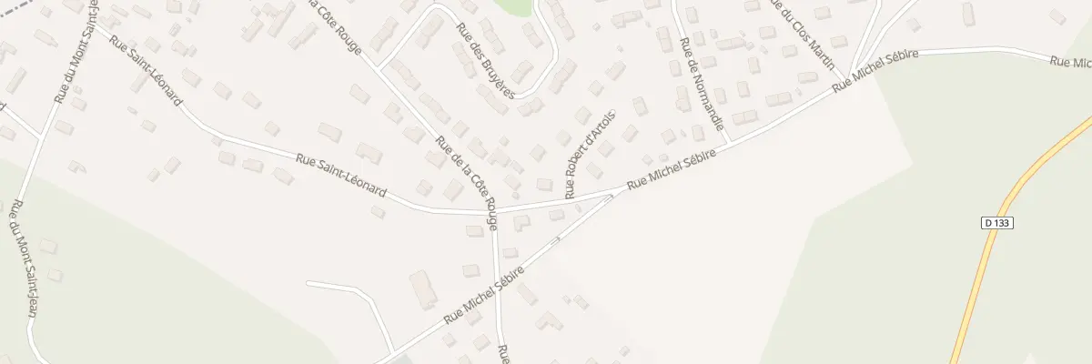 Plan du 10 Rue Robert d’Artois à Beaumont-le-Roger
