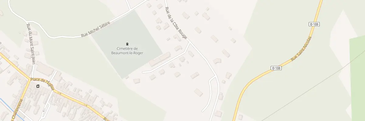 Plan du 1 Imp de la Cote Rouge à Beaumont-le-Roger