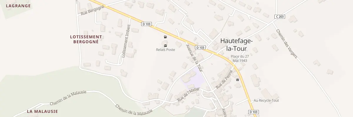 Plan du 86 Rue Jean Moulin à Hautefage-la-Tour