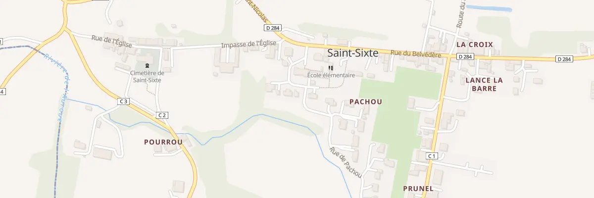 Plan du 50 Rue de Pachou à Saint-Sixte