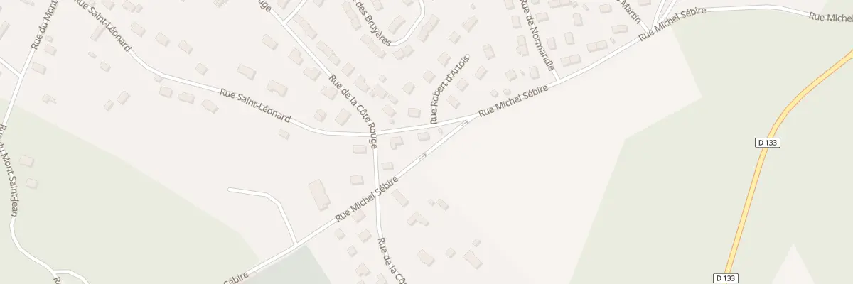 Plan du 20 Rue Saint Leonard à Beaumont-le-Roger