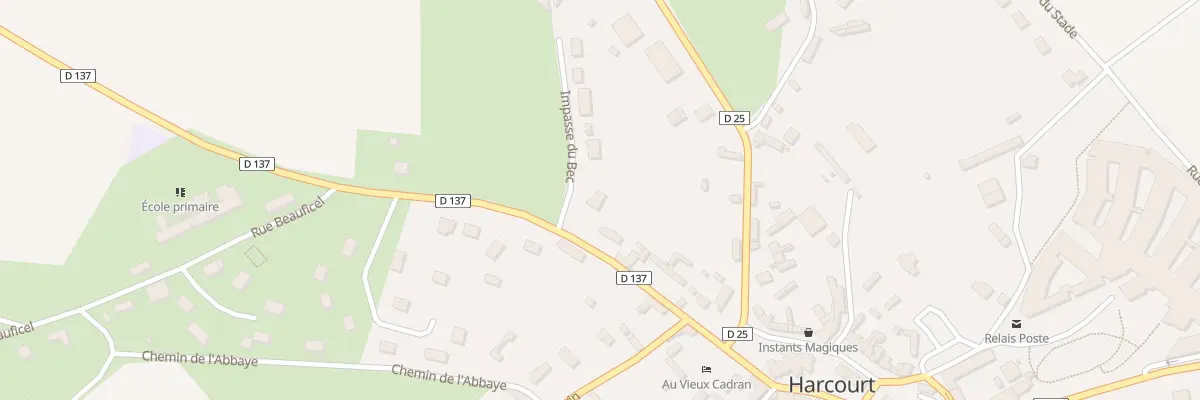 Plan du 2 Imp du Bec à Harcourt