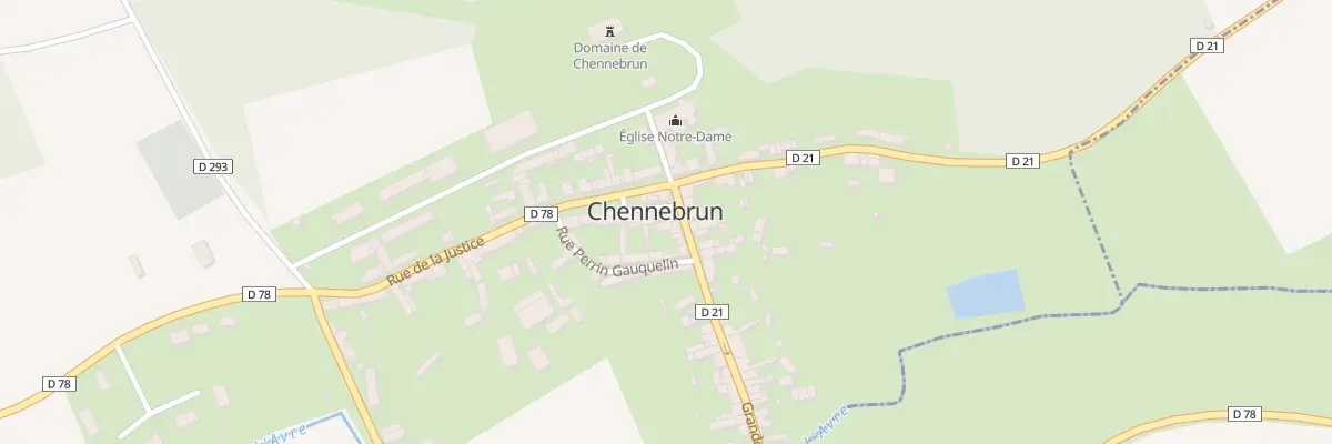 Plan du 4 Gr Grande Rue à Chennebrun