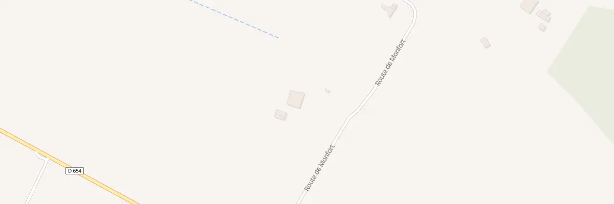 Plan du 1672 Rte de Monfort à Cadeilhan