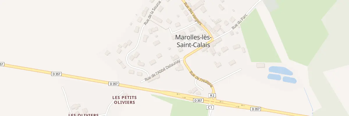 Plan du 6 Rue de L Abbe Delaunay à Marolles-lès-Saint-Calais