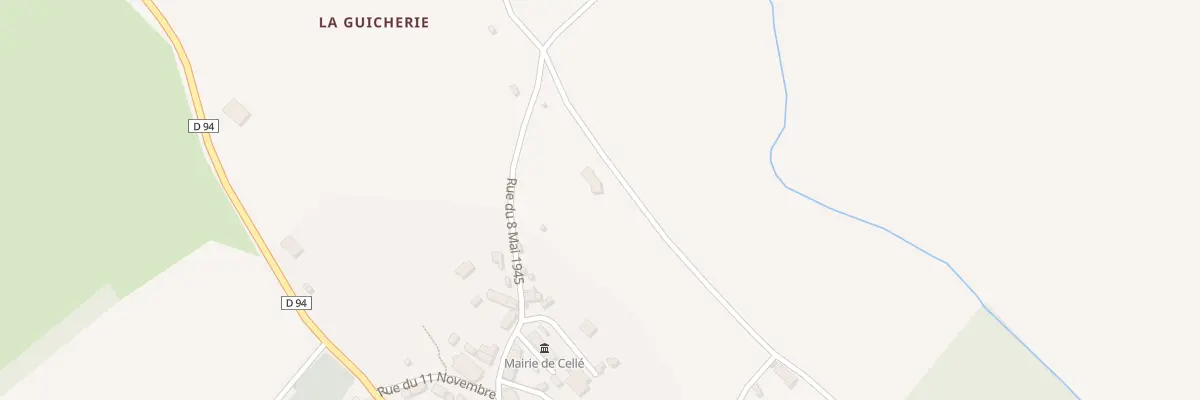 Plan du 1 La Jonellerie à Cellé