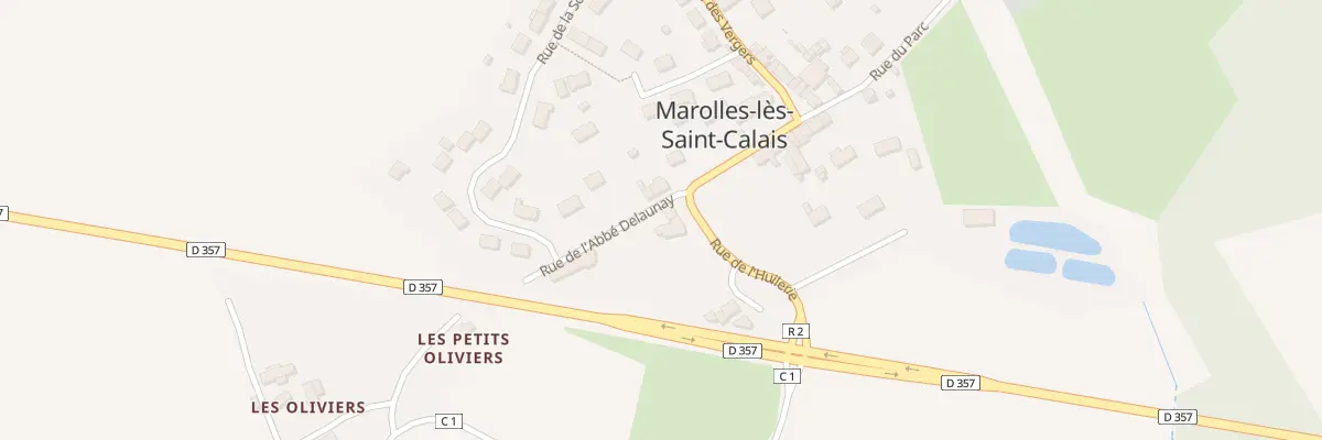 Plan du 1 Rue de L Abbe Delaunay à Marolles-lès-Saint-Calais