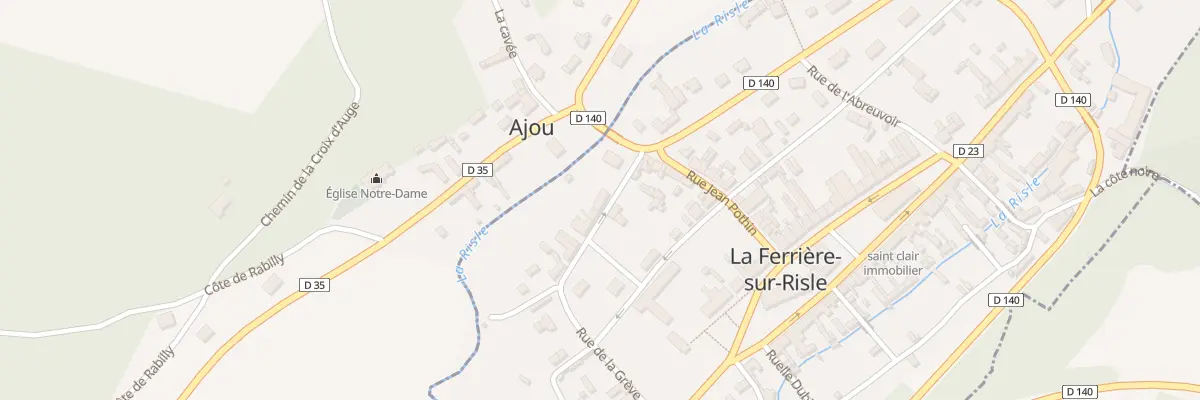 Plan du 13 Rue des Forges à La Ferrière-sur-Risle