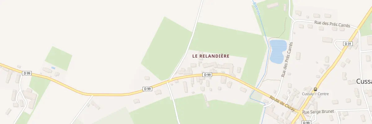 Plan du 19 Rte de Civray à Cussay