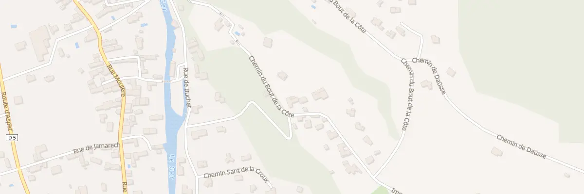 Plan du 1024A Chem du Bout de la Côte à Soueich