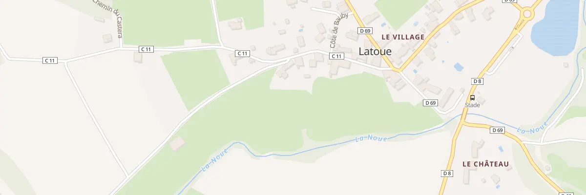 Plan du 13 Che de Las Courdilles à Latoue