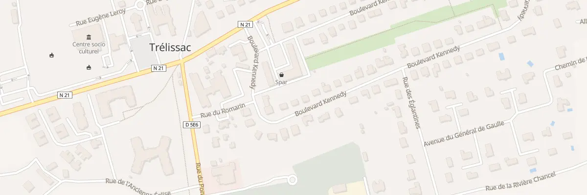 Plan du 84 Bd Kennedy à Trélissac