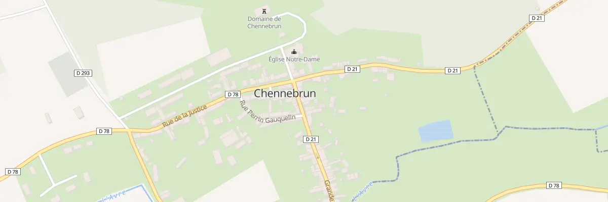 Plan du 3 Gr Grande Rue à Chennebrun