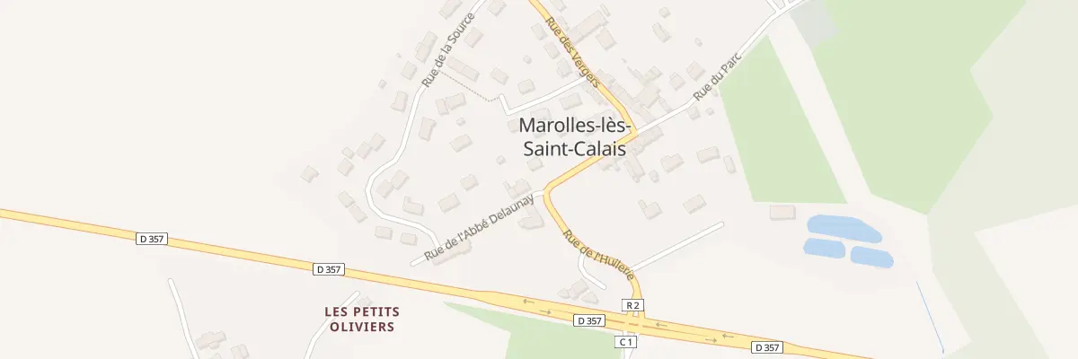 Plan du 4 Rue de L Abbe Delaunay à Marolles-lès-Saint-Calais